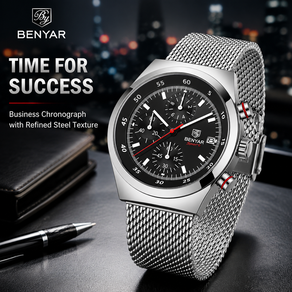 BENYAR Top Luxury Brand Men's  - Luxury Watch Brand ulasan dan harga