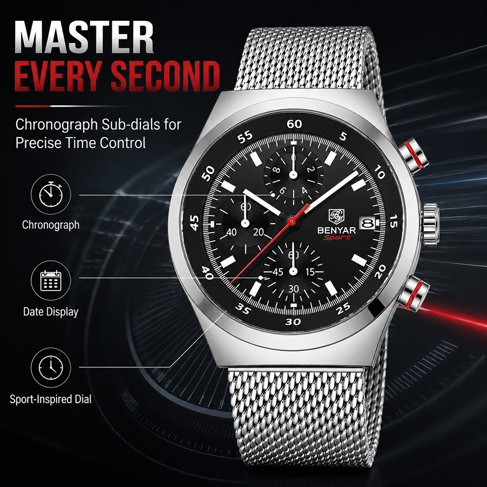 BENYAR Top Luxury Brand Men's  - Luxury Watch Brand ulasan dan harga